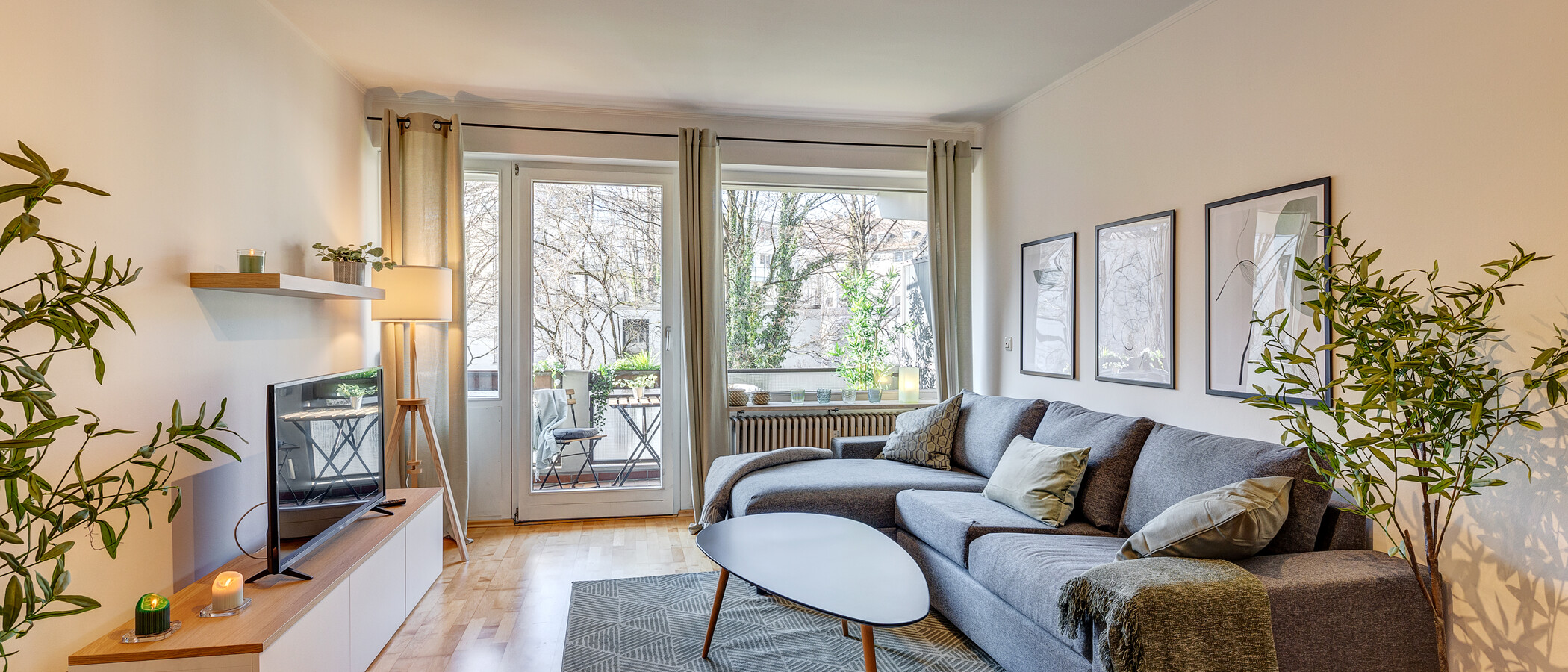 apartamento München Neuhausen 01 zona de día  13344