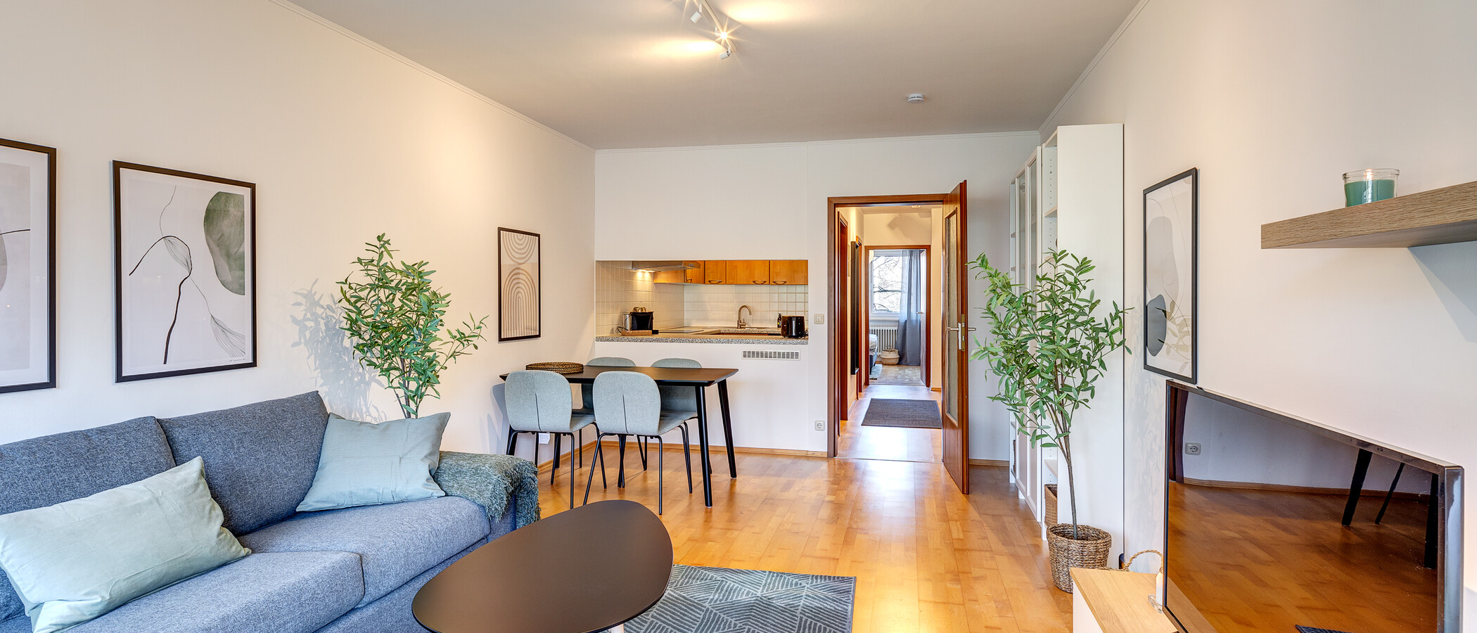 apartamento München Neuhausen 04 zona de día  13344