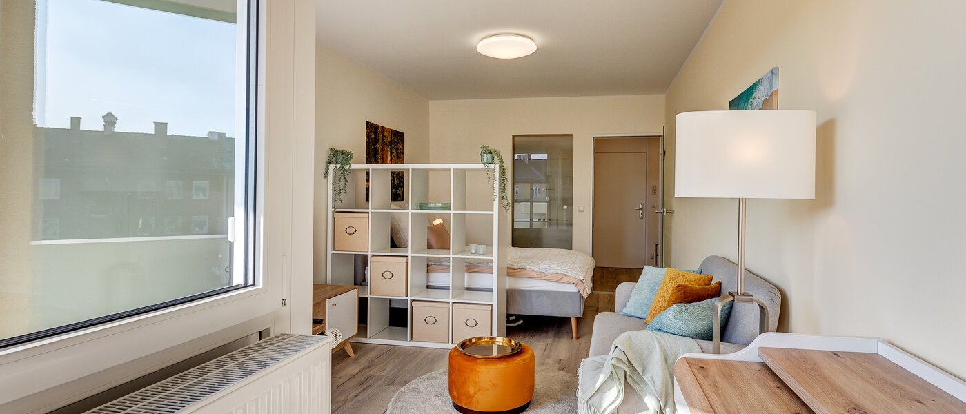 apartamento München Milbertshofen 02 zona de día  13348