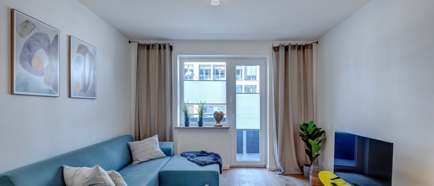 apartamento München Maxvorstadt - Westen 02 sala de estar 13363