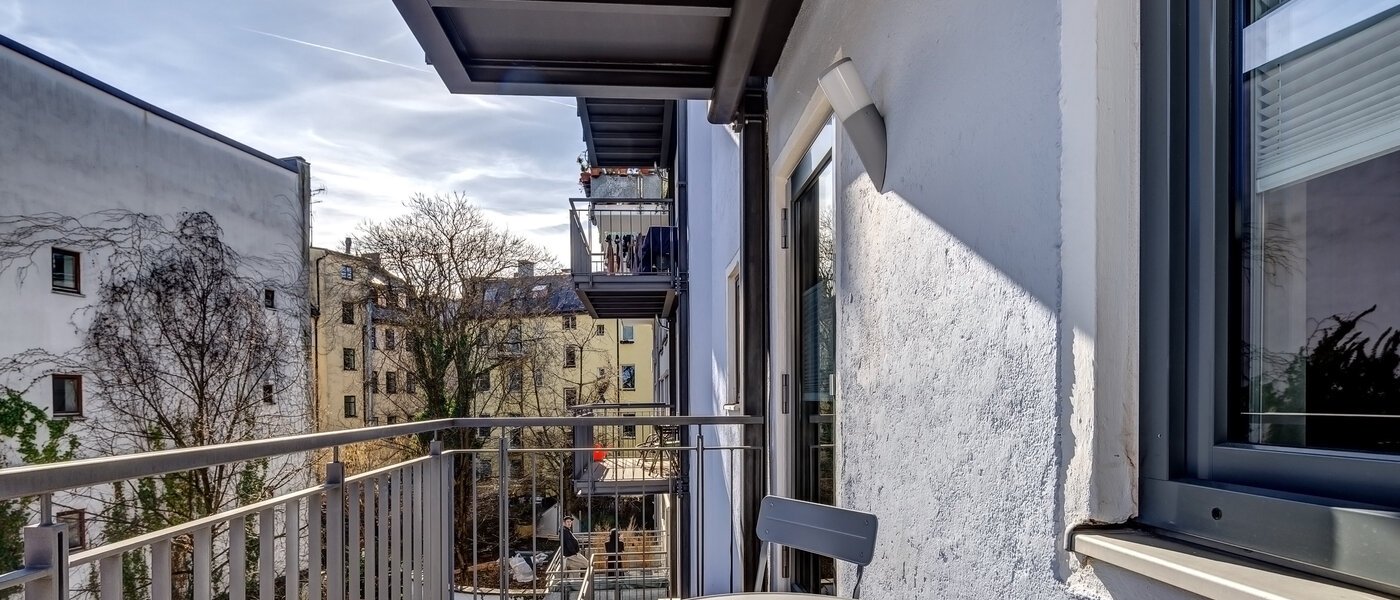 apartamento München Maxvorstadt - Westen 02 1. balcón 13363