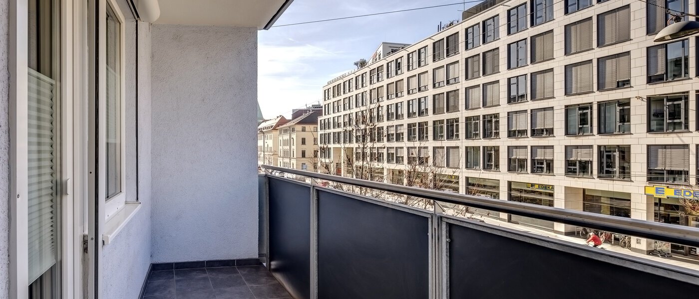 apartamento München Maxvorstadt - Westen 01 2. balcón 13363