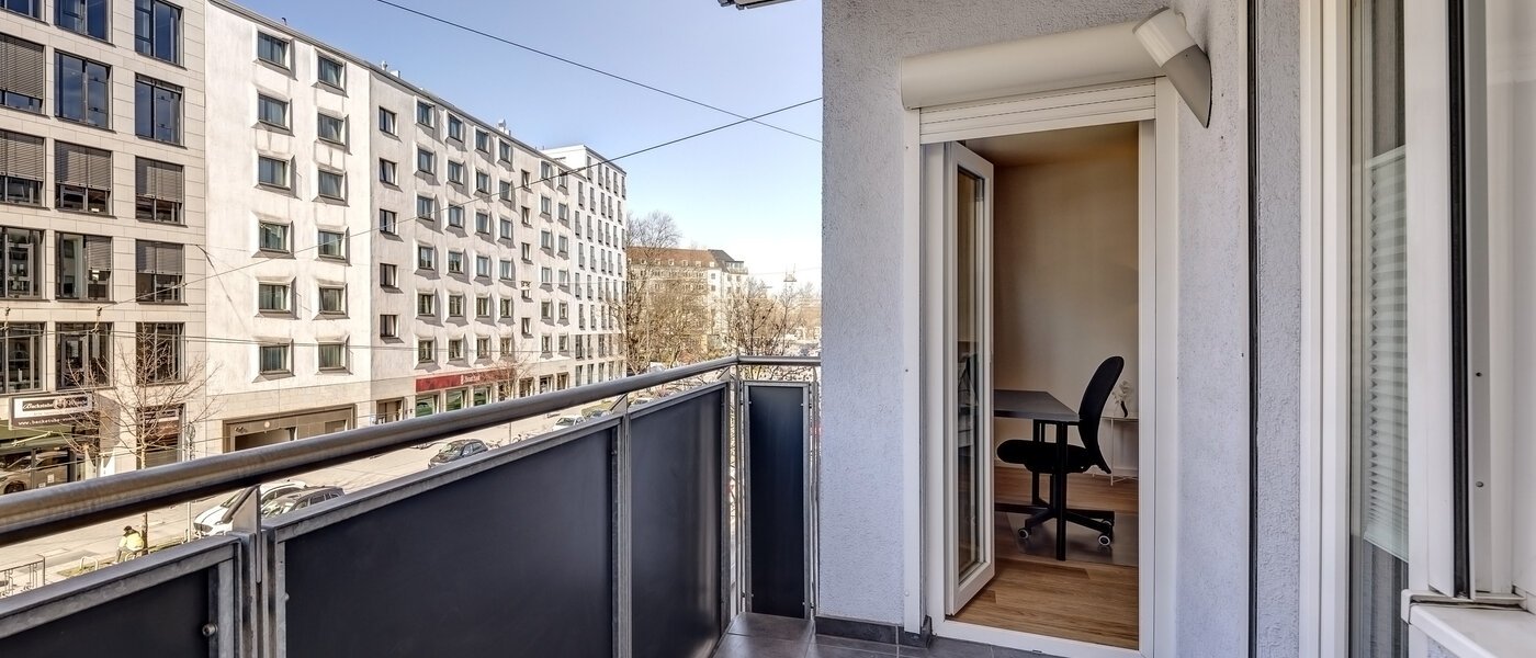 apartamento München Maxvorstadt - Westen 02 2. balcón 13363