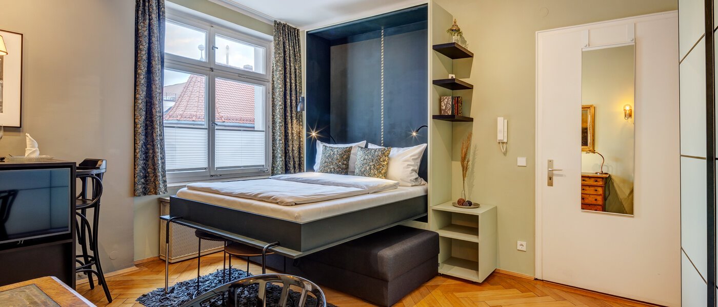 apartamento München Altstadt 01 zona de dormir 13374