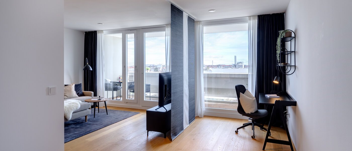 apartamento München Olympiadorf 03 zona de dormir 13379