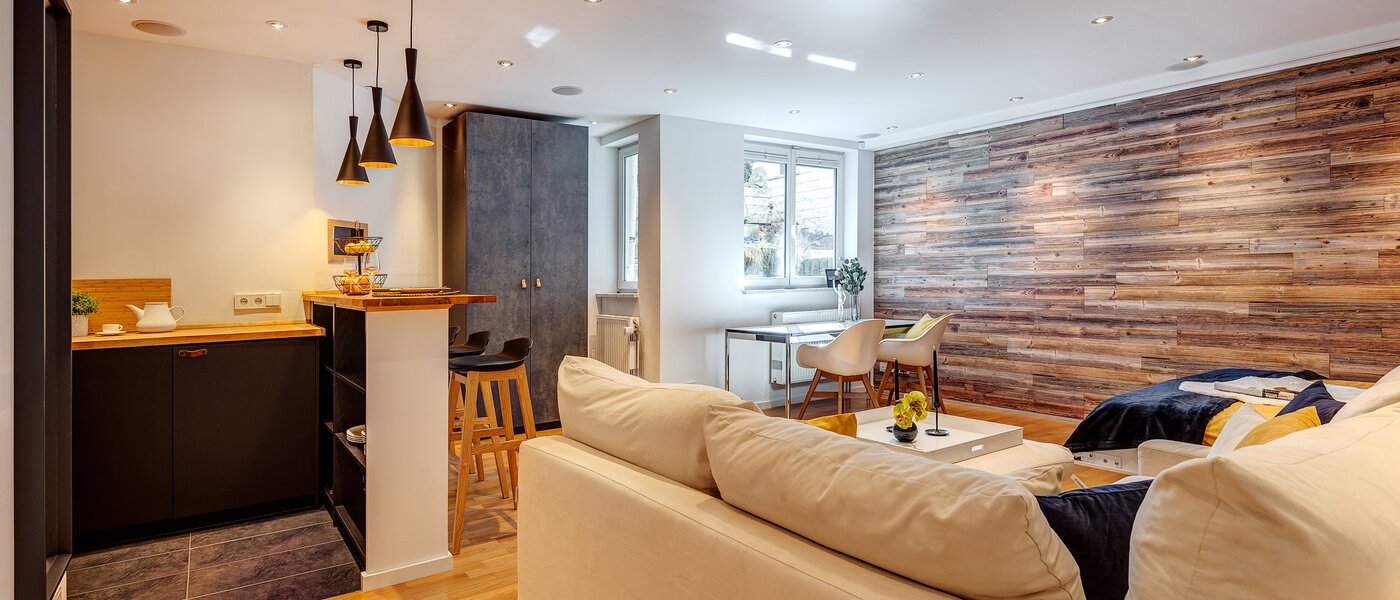 apartamento München Daglfing 03 zona de día  13386