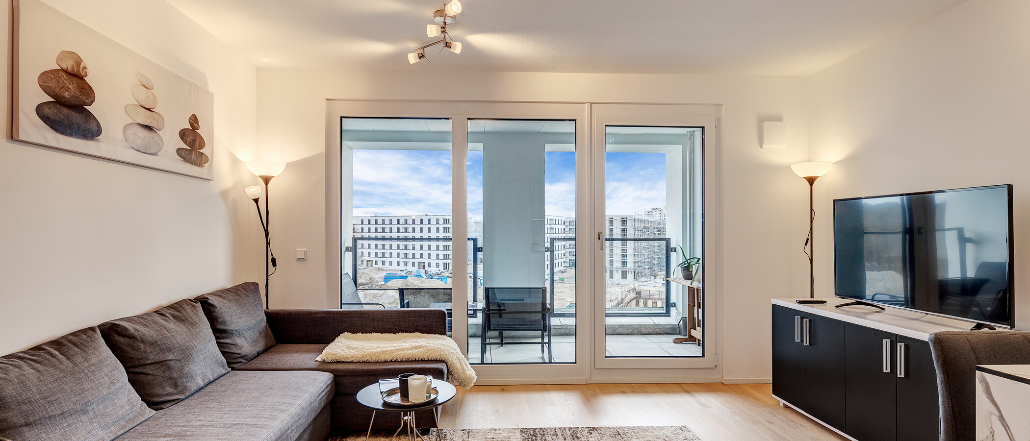 apartamento München Neuperlach 01 zona de día  13388