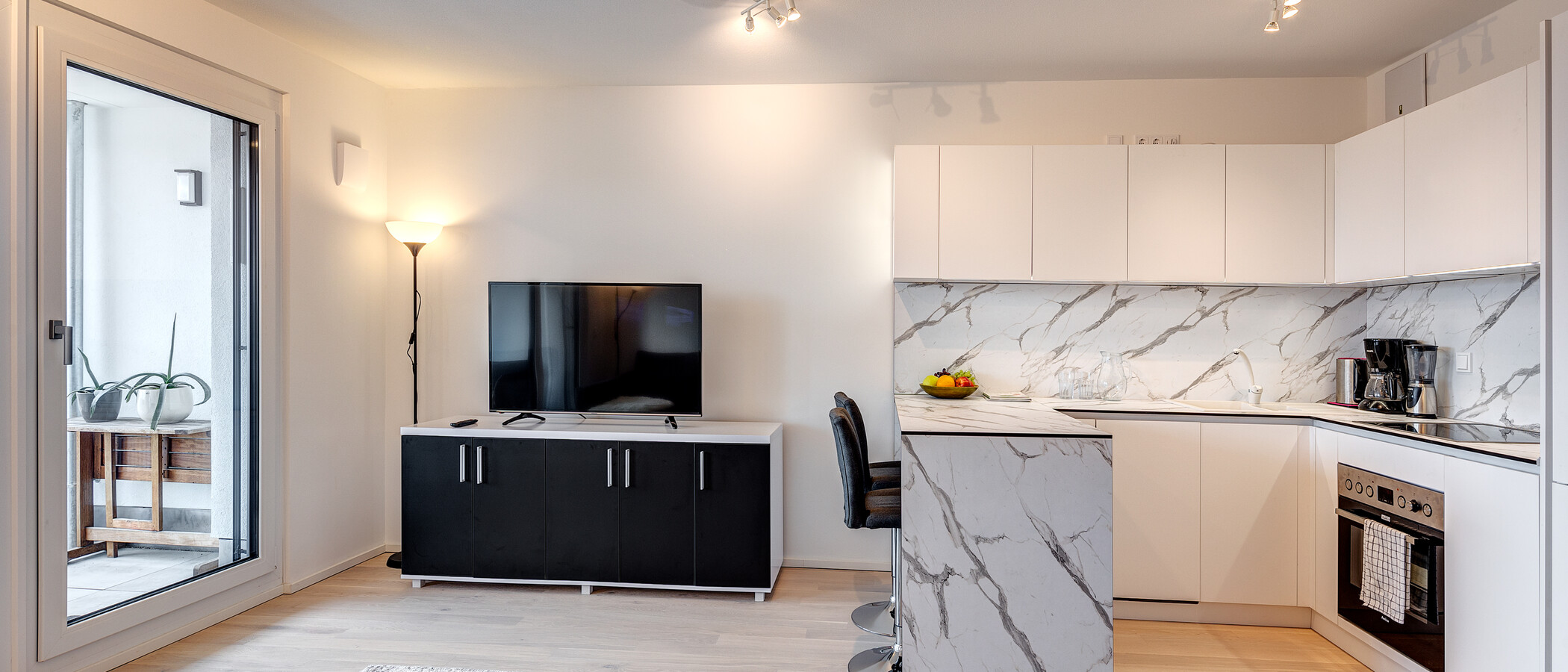 apartamento München Neuperlach 02 zona de día  13388