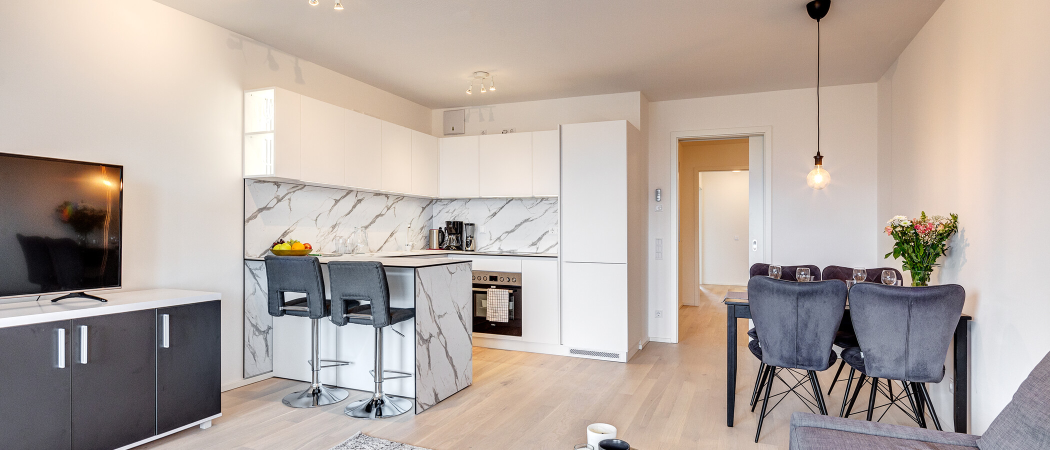 apartamento München Neuperlach 03 zona de día  13388