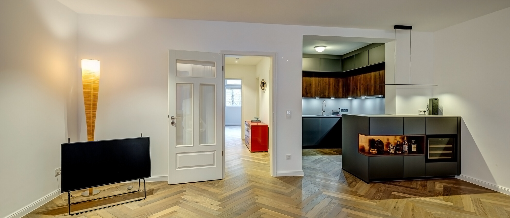 apartamento München Glockenbachviertel 04 zona de día  13391