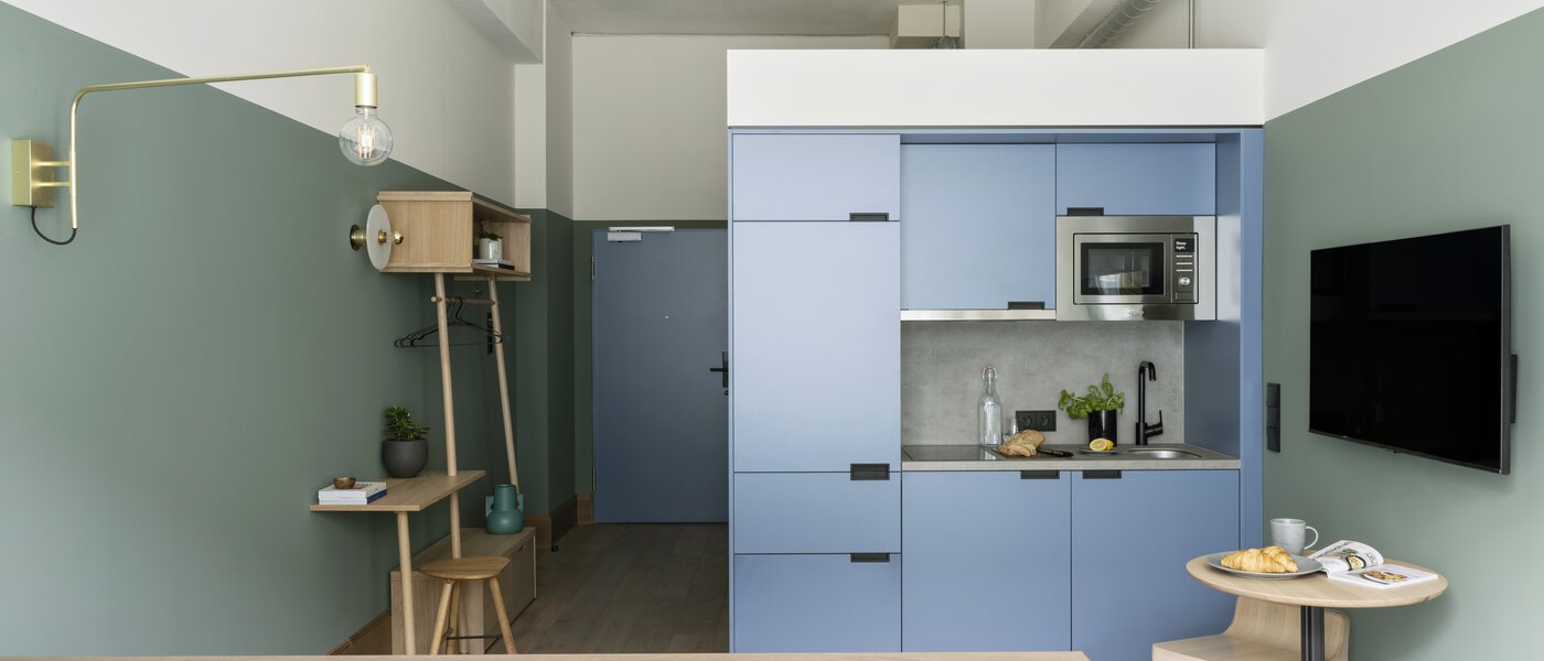 apartamento München Obersendling 05 zona de día  13393