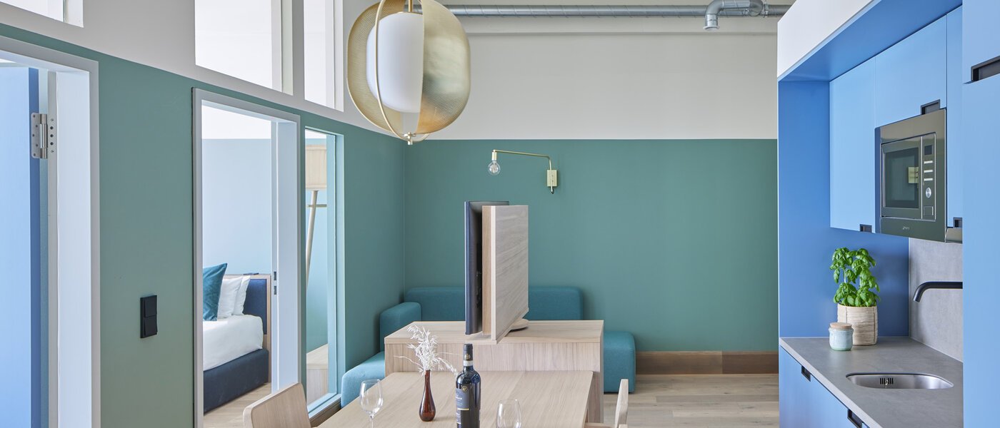 apartamento München Obersendling 06 zona de día  13397