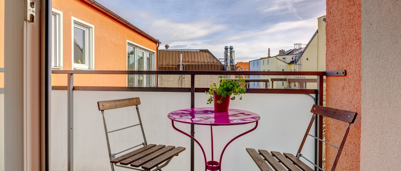 apartamento München Maxvorstadt - Westen 01 balcón 13405