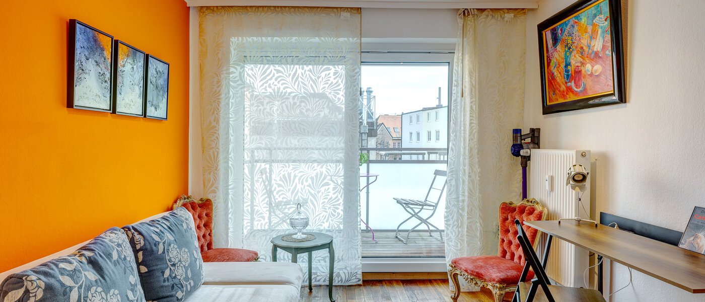 apartamento München Maxvorstadt - Westen 01 zona de día  13405