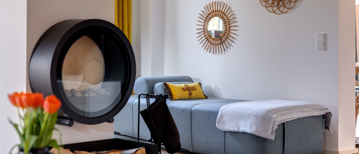 ático lujoso München Solln 03 sala de estar 13410