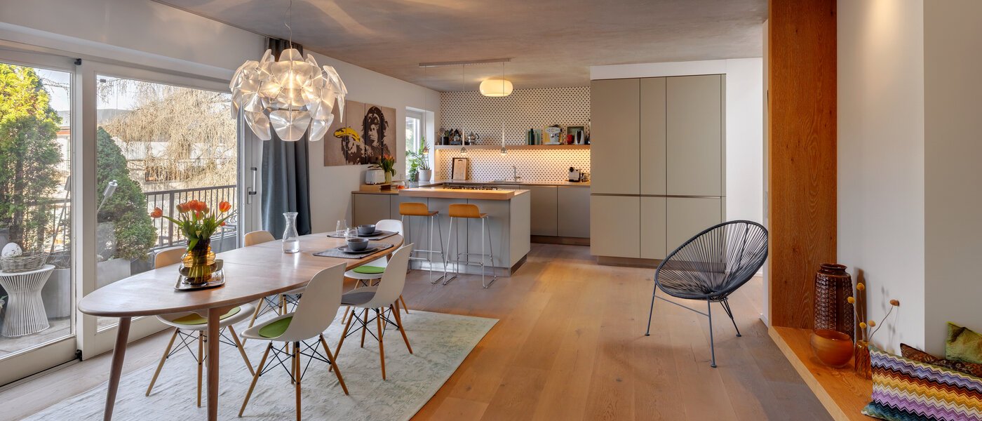 ático lujoso München Solln 01 zona comedor 13410