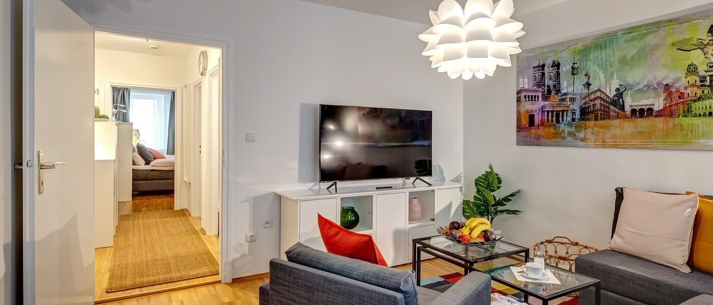 apartamento München Lehel 03 zona de día  13416