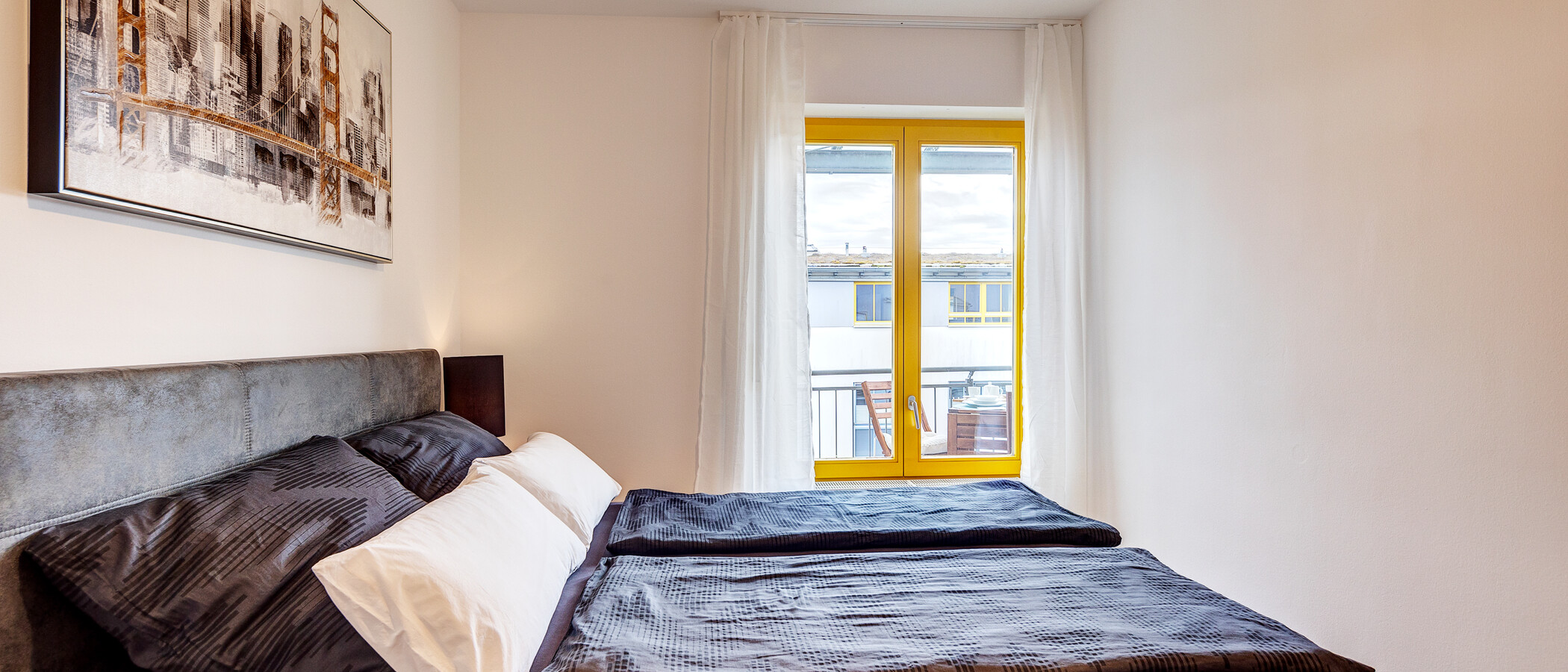 apartamento München Messestadt Riem 02 dormitorio 13423