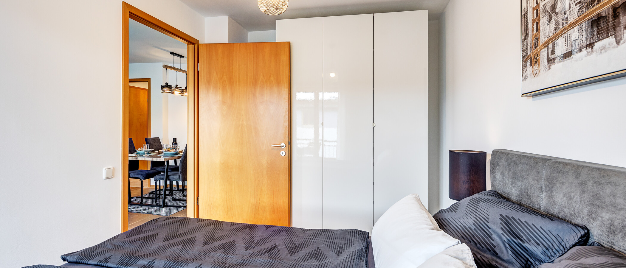 apartamento München Messestadt Riem 03 dormitorio 13423