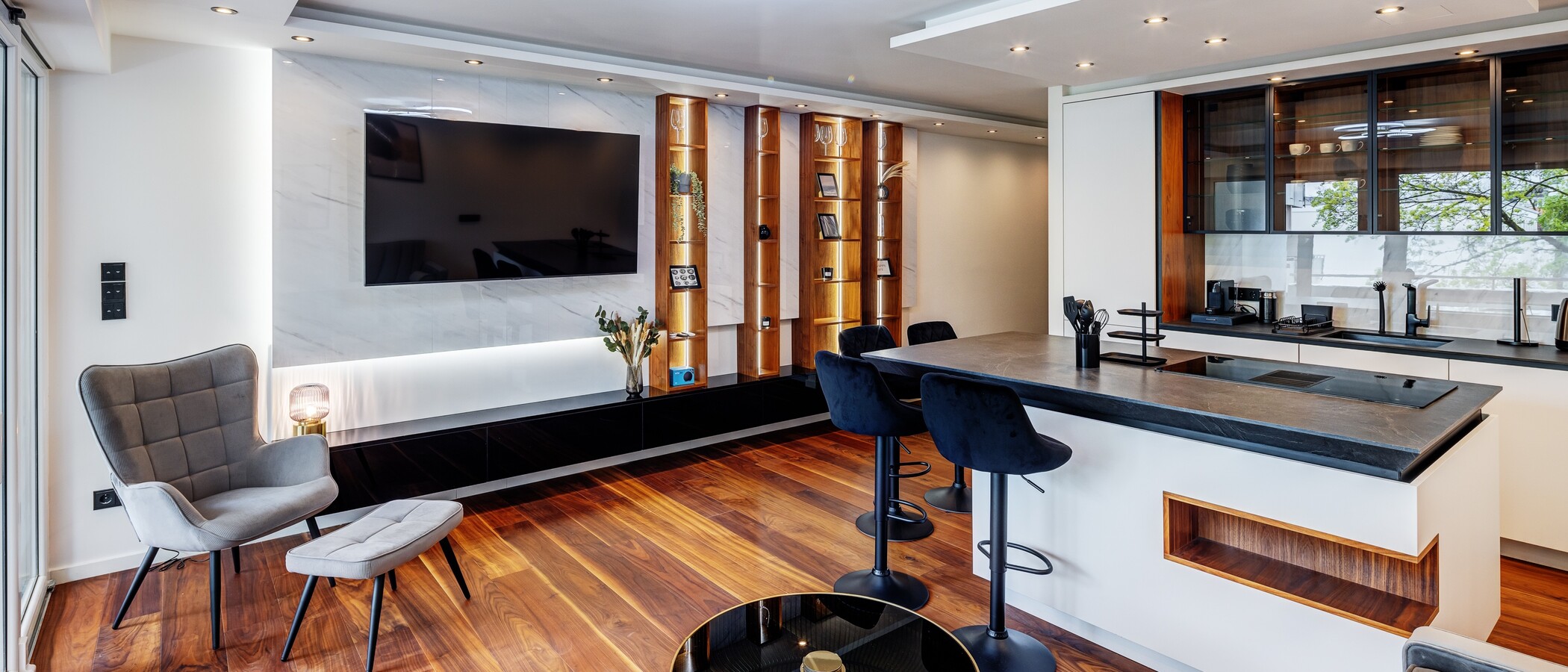 apartamento München Nymphenburg 03 zona de día  13438