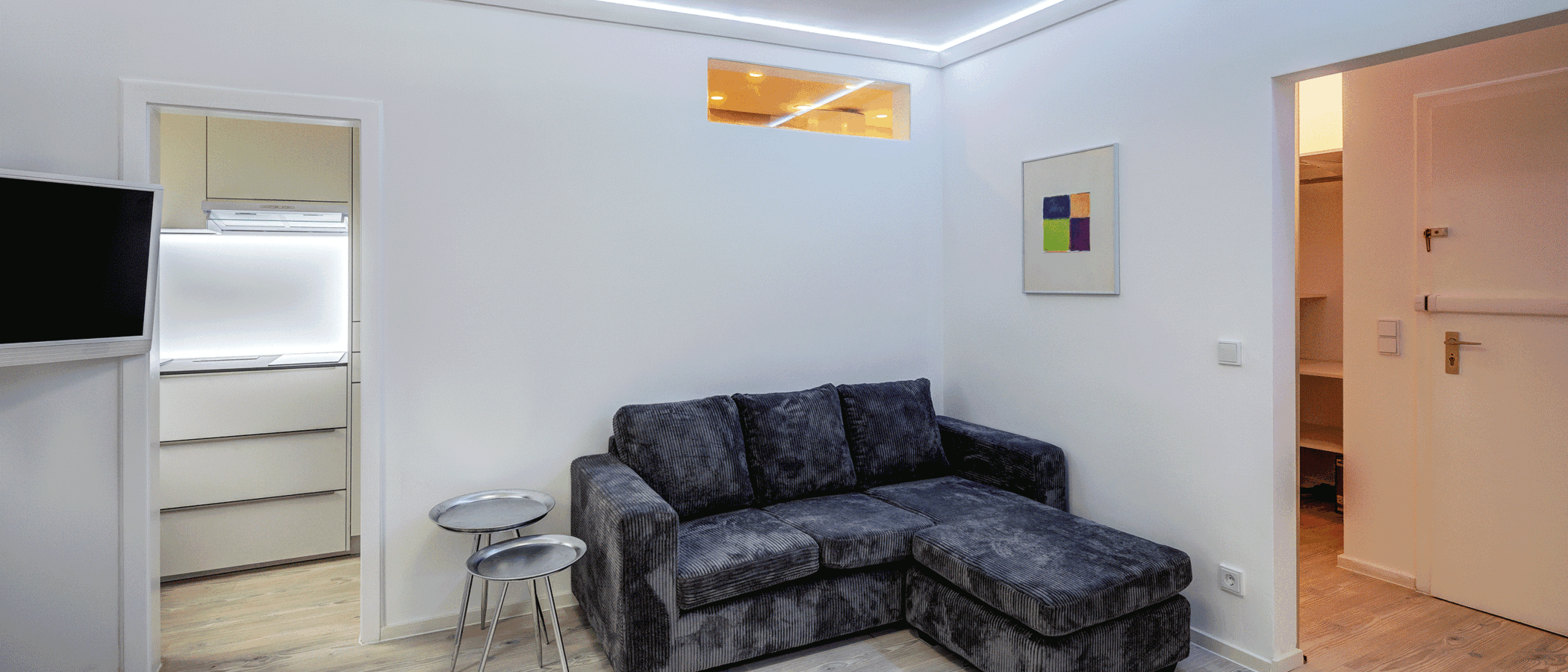 apartamento München Sendling-Westpark 02 zona de día  13445