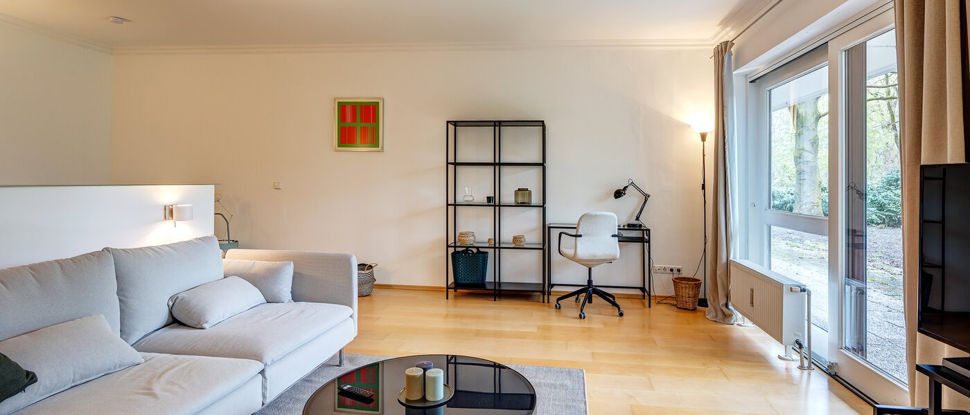 apartamento München Schwabing - Alte Heide 03 zona de día  13448