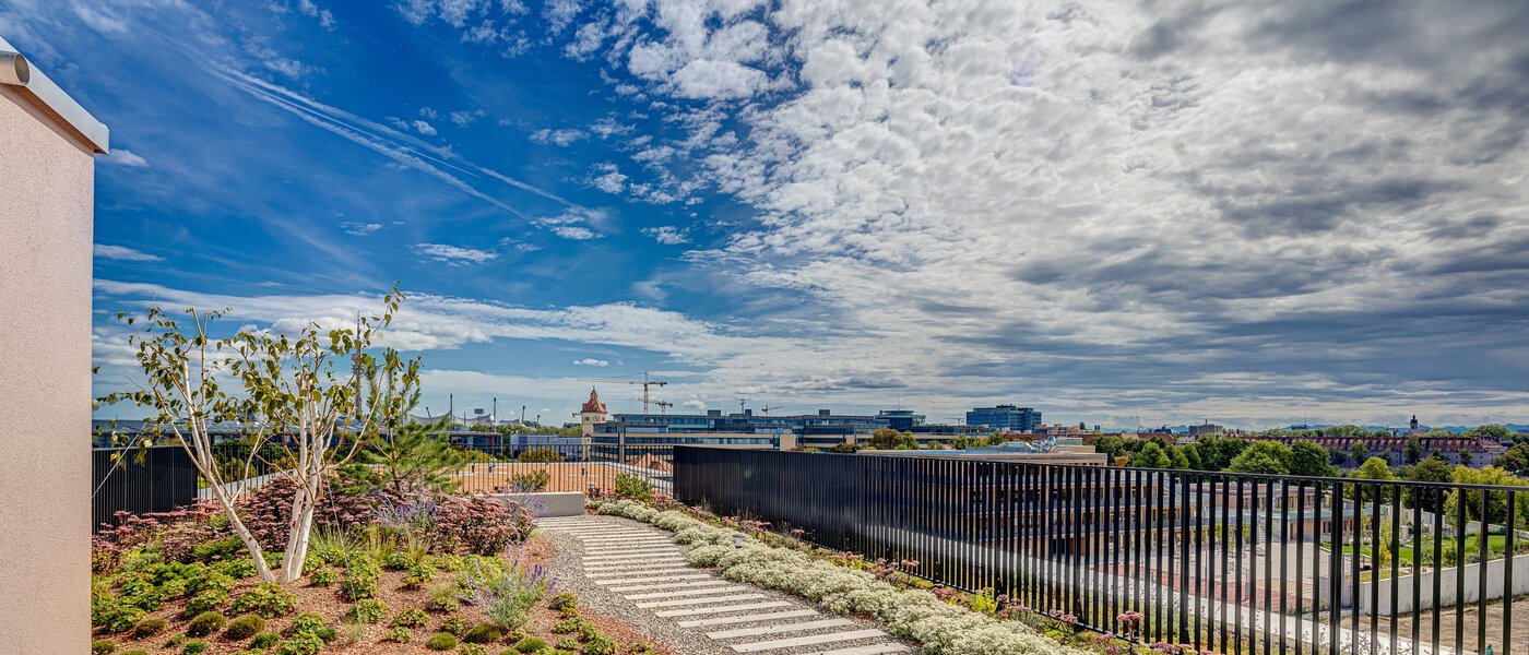 apartamento München Moosach 02 patio común 13450