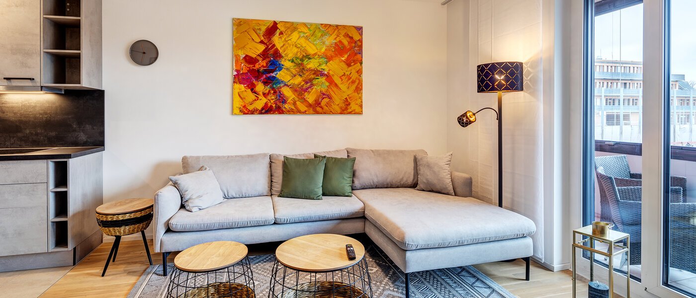 apartamento München Moosach 04 zona de día  13450