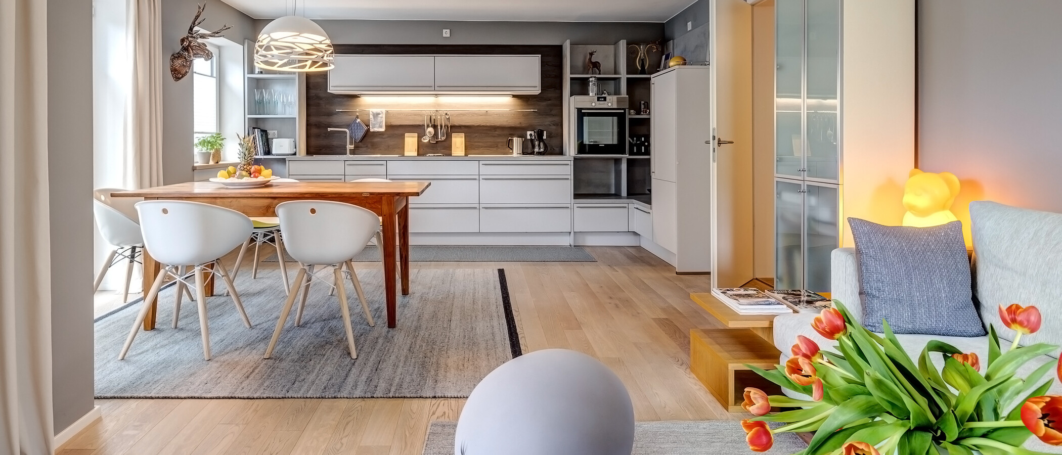 apartamento München Nymphenburg 04 zona de día  13454