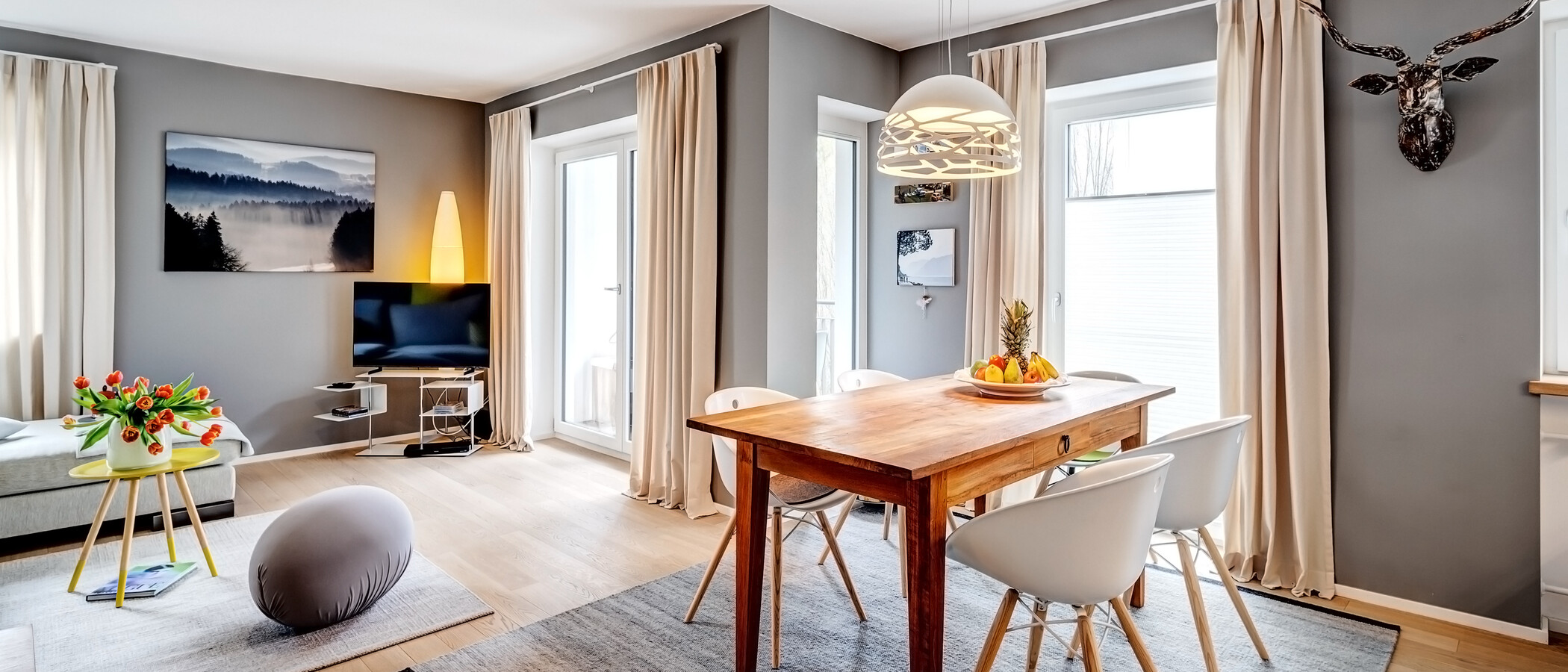 apartamento München Nymphenburg 05 zona de día  13454