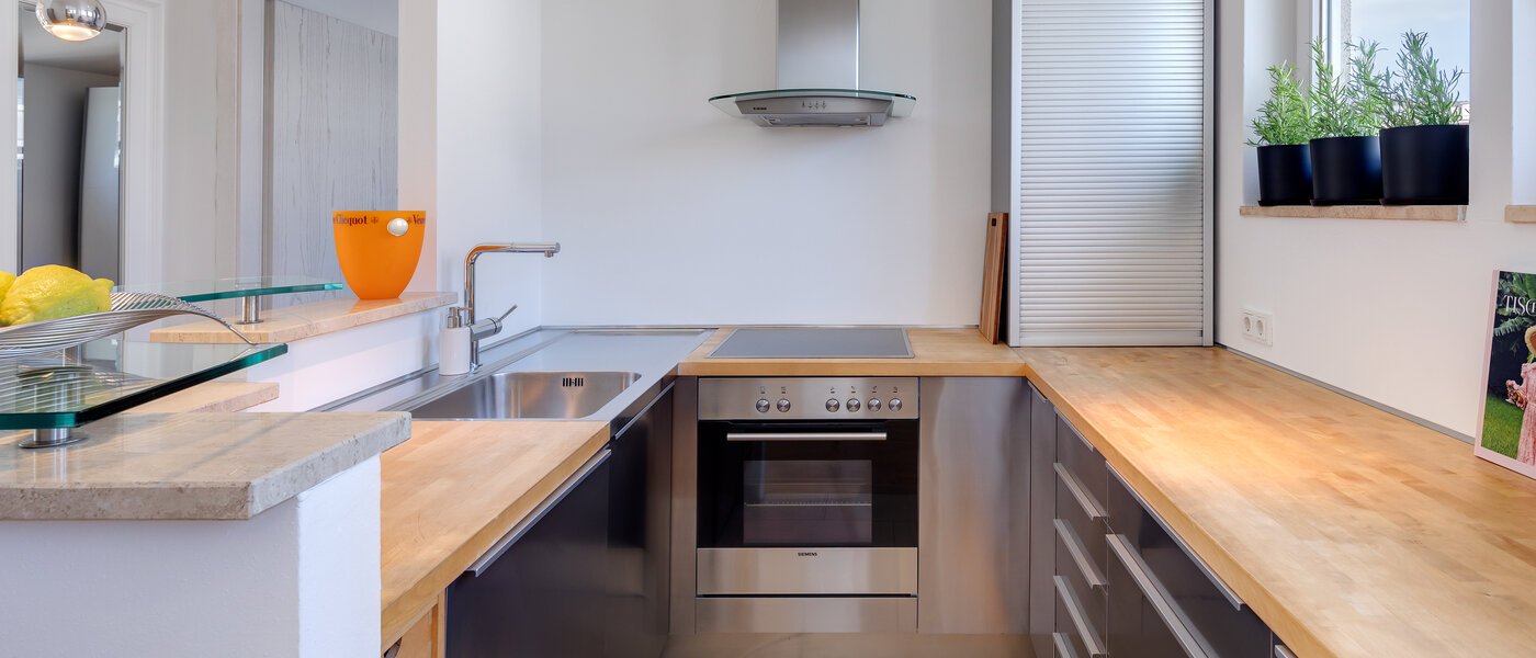 ático con terraza München Maxvorstadt - Westen 01 cocina 13461