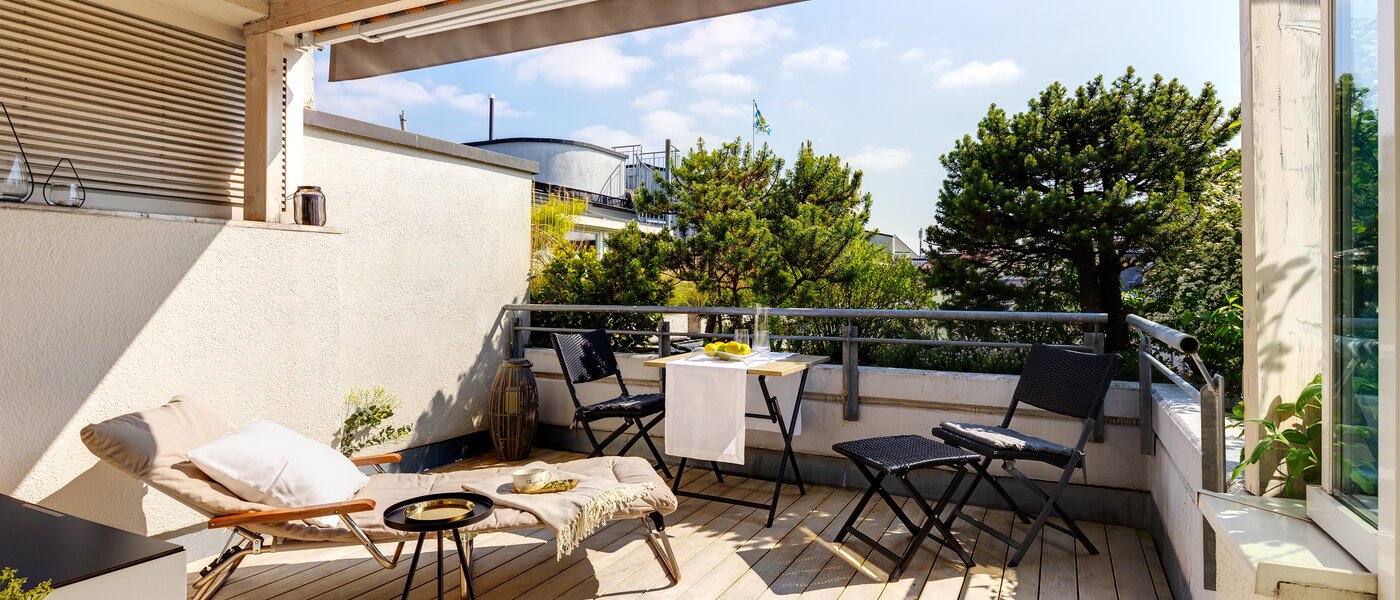 ático con terraza München Maxvorstadt - Westen 01 azotea 13461