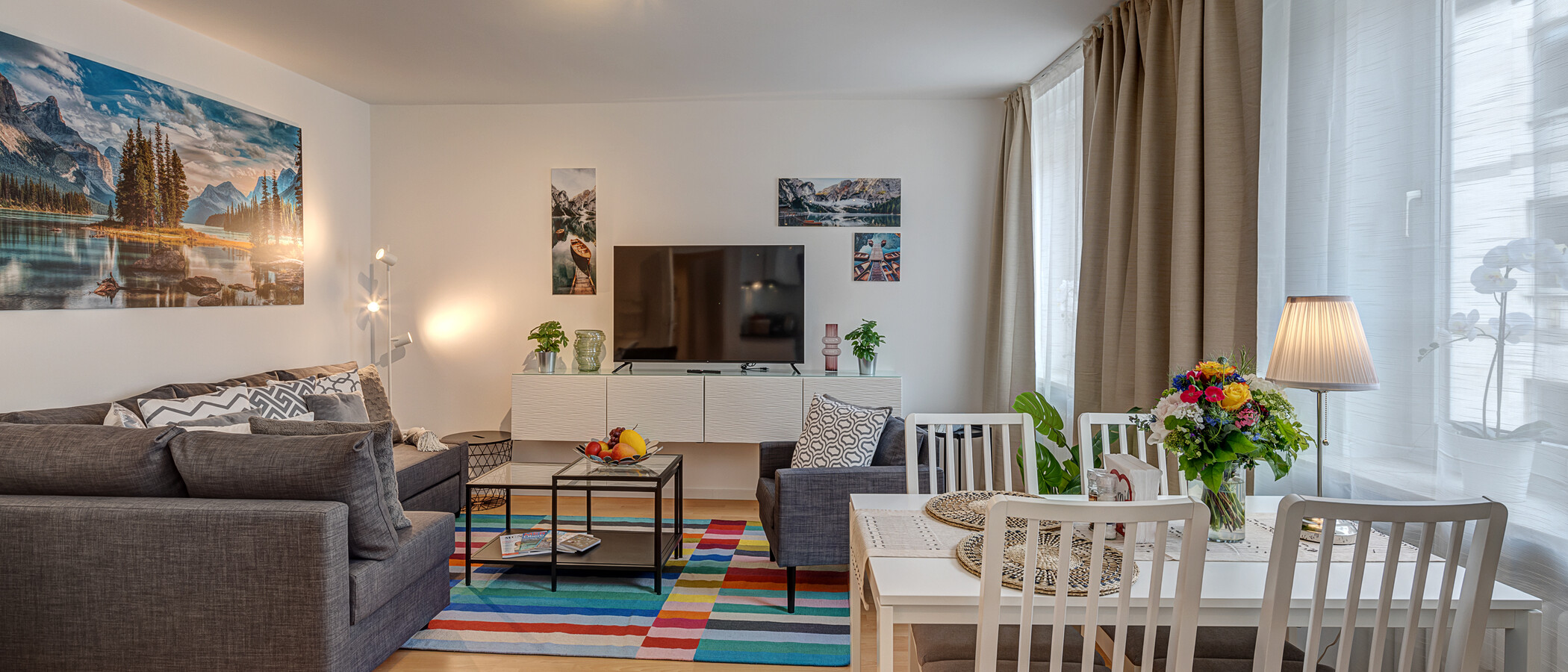 apartamento München Lehel 01 zona de día  13484