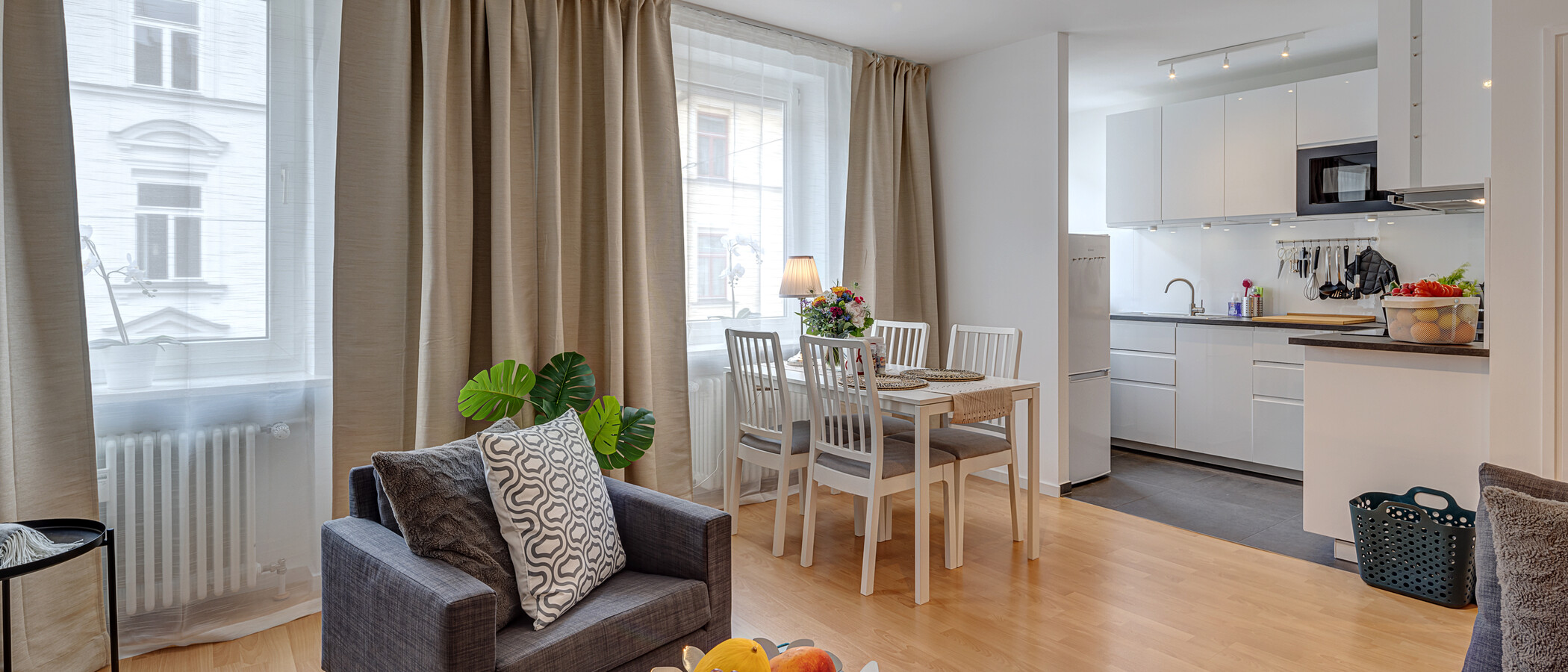 apartamento München Lehel 04 zona de día  13484