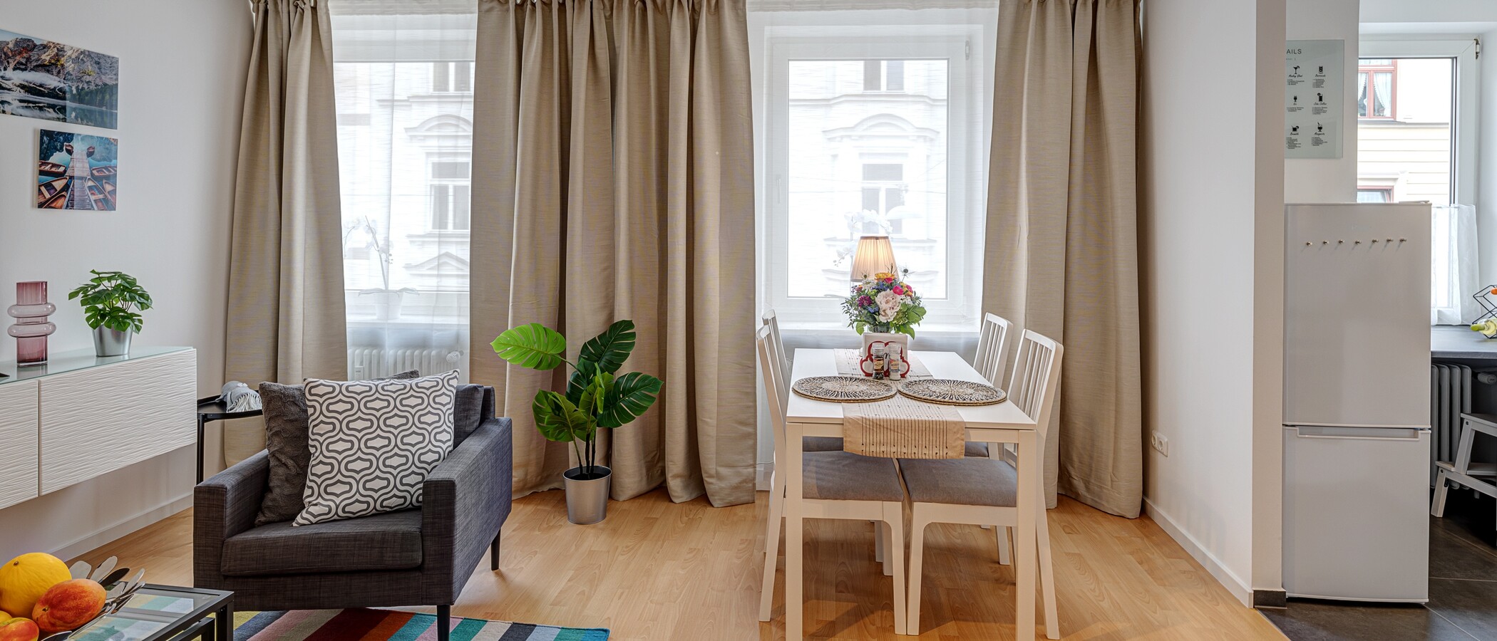 apartamento München Lehel 05 zona de día  13484