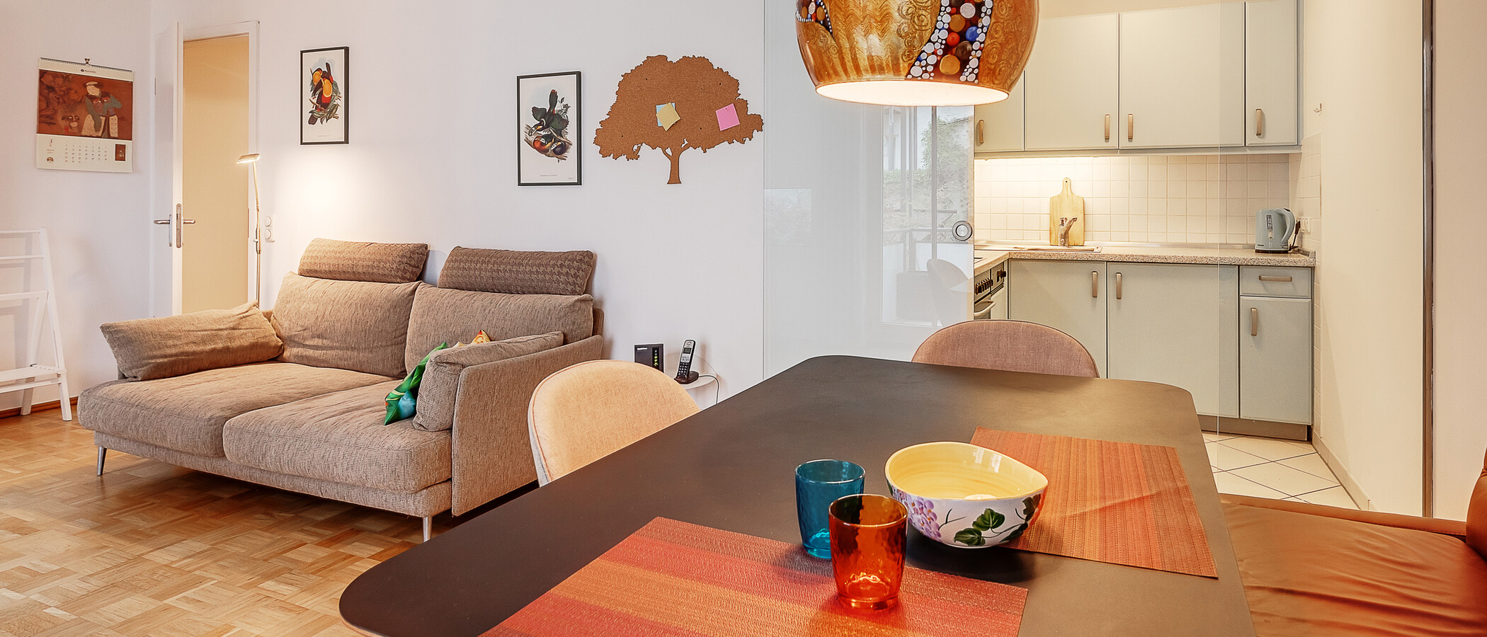 apartamento München Lehel 02 zona de día  1349