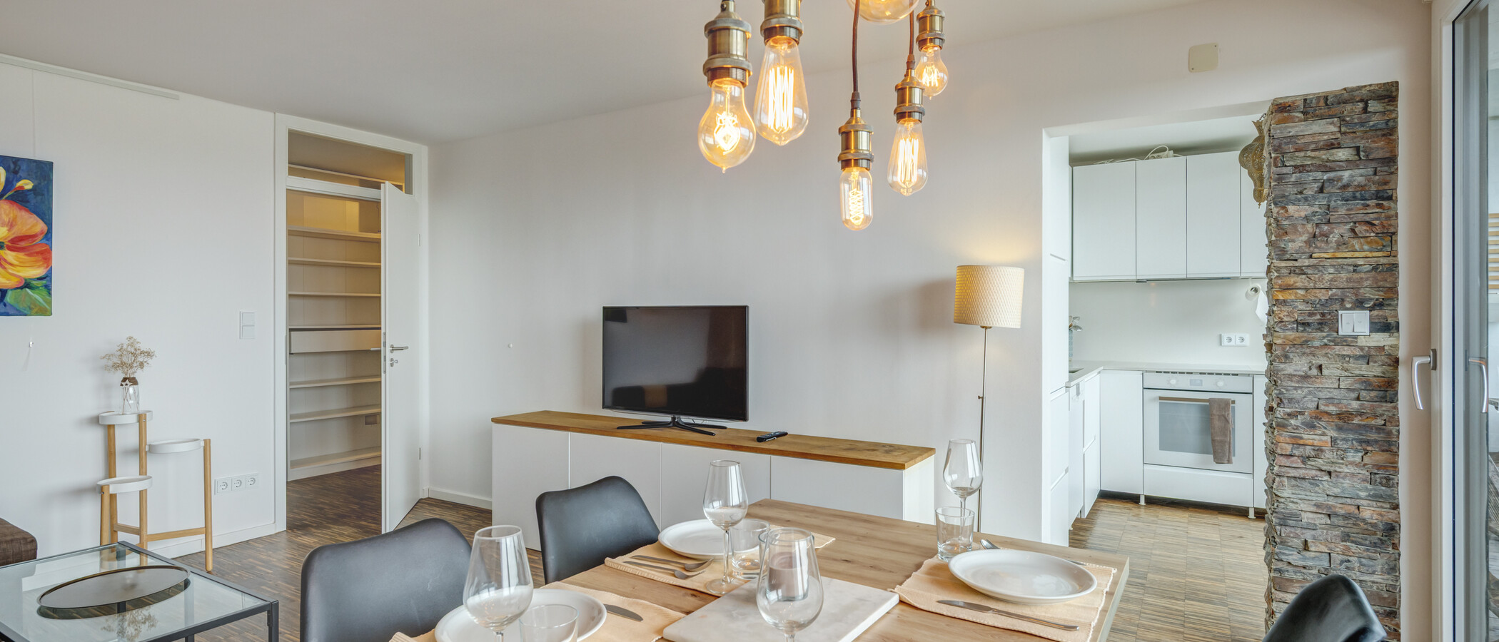 apartamento München Obersendling 04 zona de día  13550