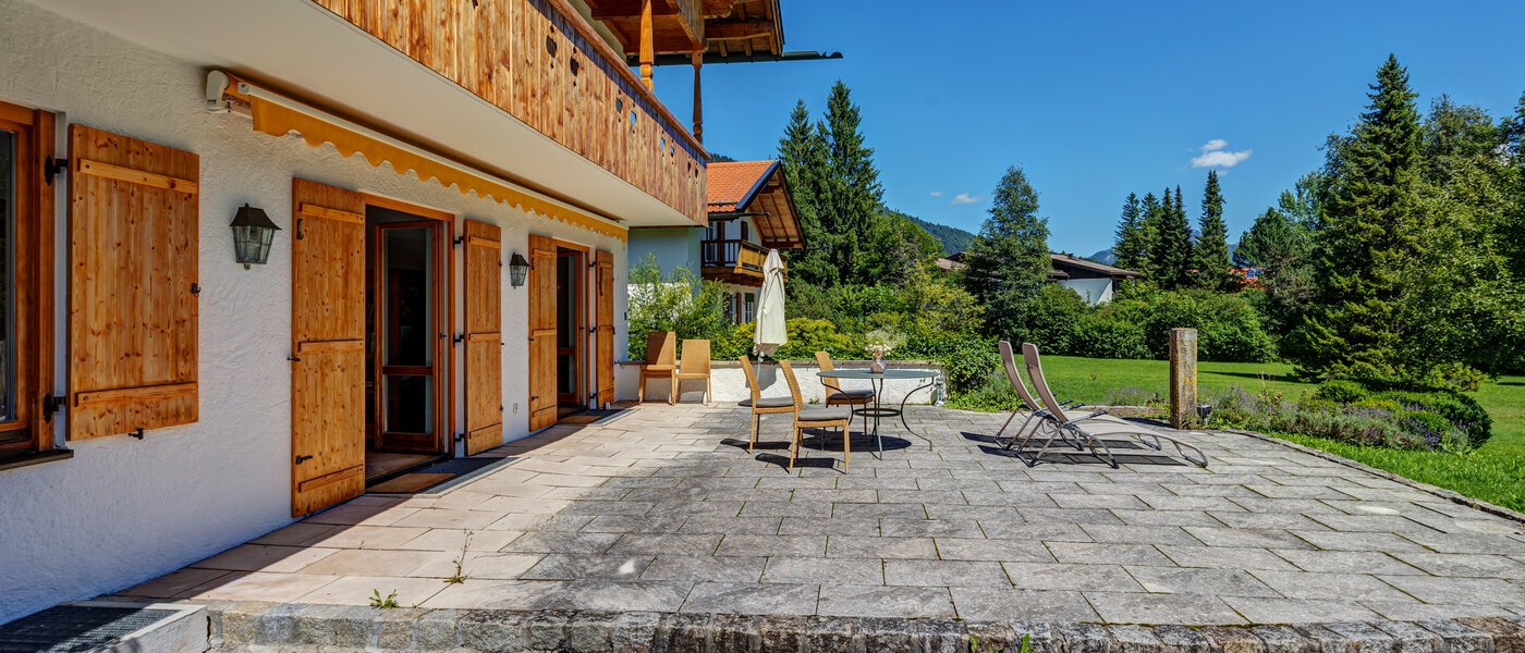 piso con jardín Schliersee 03 terraza 13576