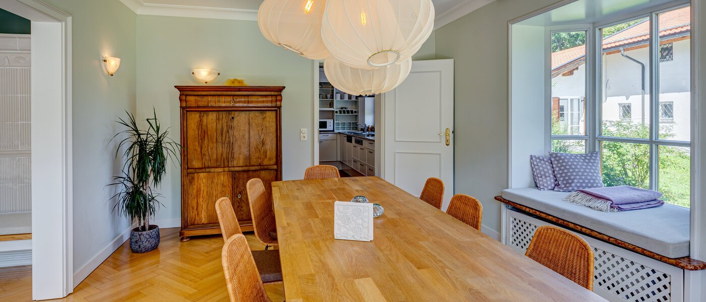 piso con jardín Schliersee 04 Comdedor 13576