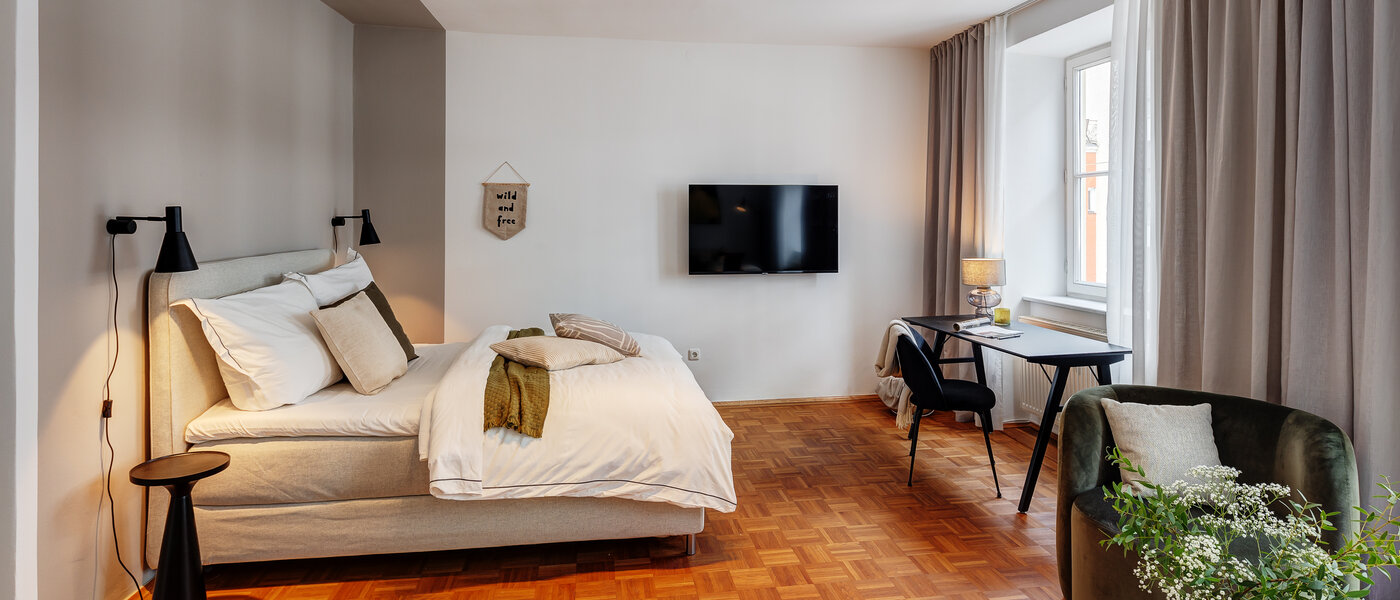 apartamento München Lehel 01 zona de dormir 13583