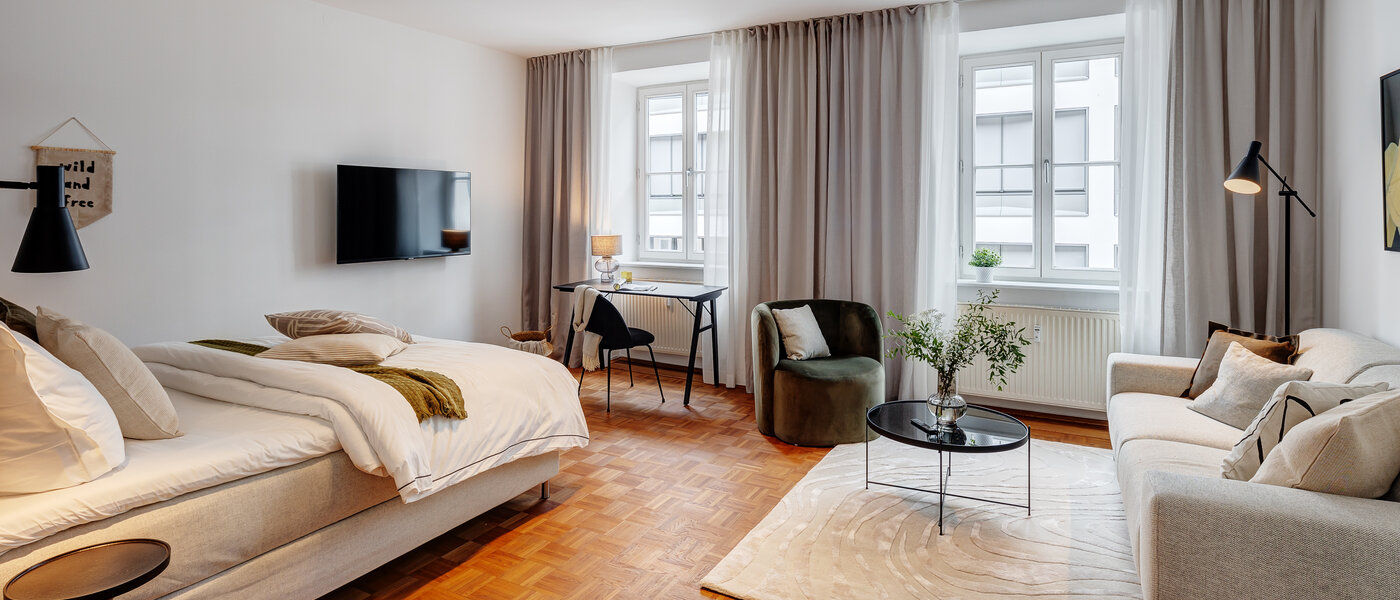 apartamento München Lehel 02 zona de día  13583