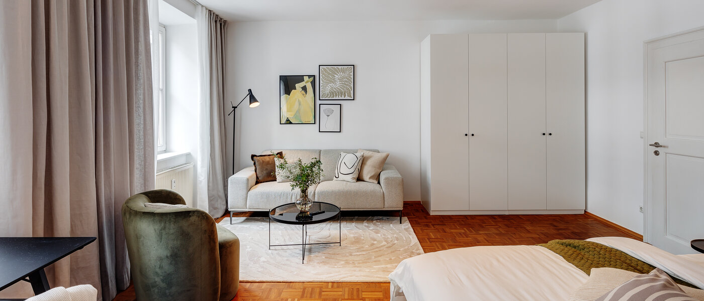 apartamento München Lehel 04 zona de día  13583