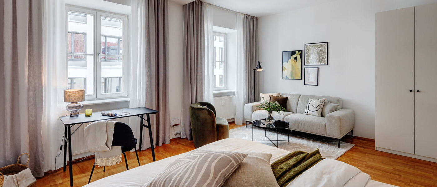 apartamento München Lehel 04 zona de día  13584