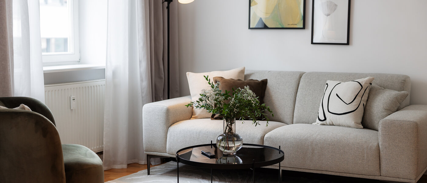 apartamento München Lehel 05 zona de día  13584