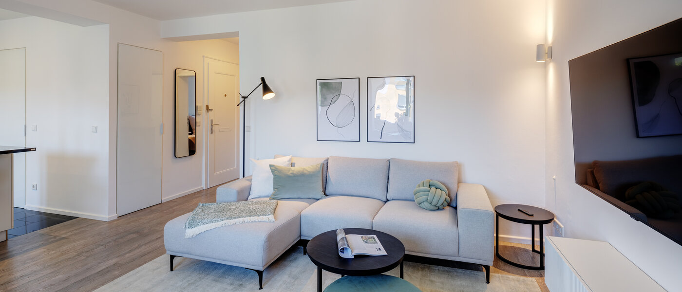 apartamento München Bogenhausen 05 zona de día  13604