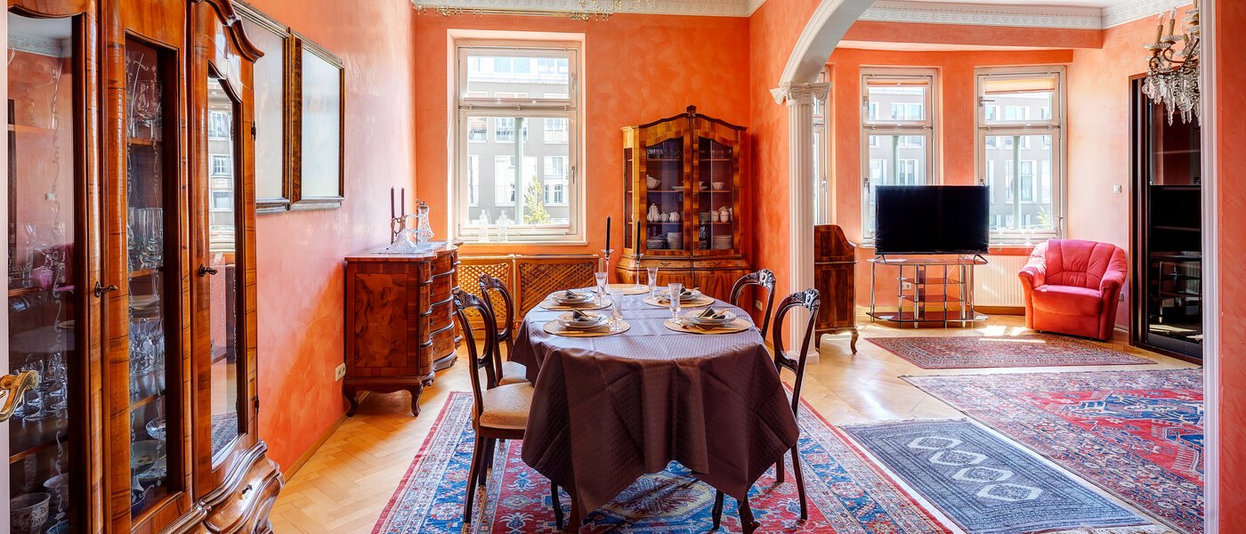 apartamento München Bogenhausen 04 zona de día  13612