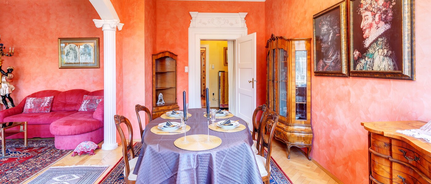 apartamento München Bogenhausen 05 zona de día  13612