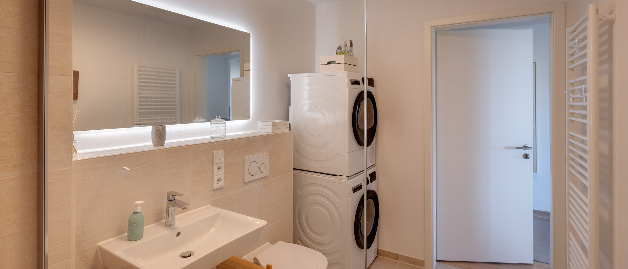 ático con terraza München Pasing 02 baño 13619