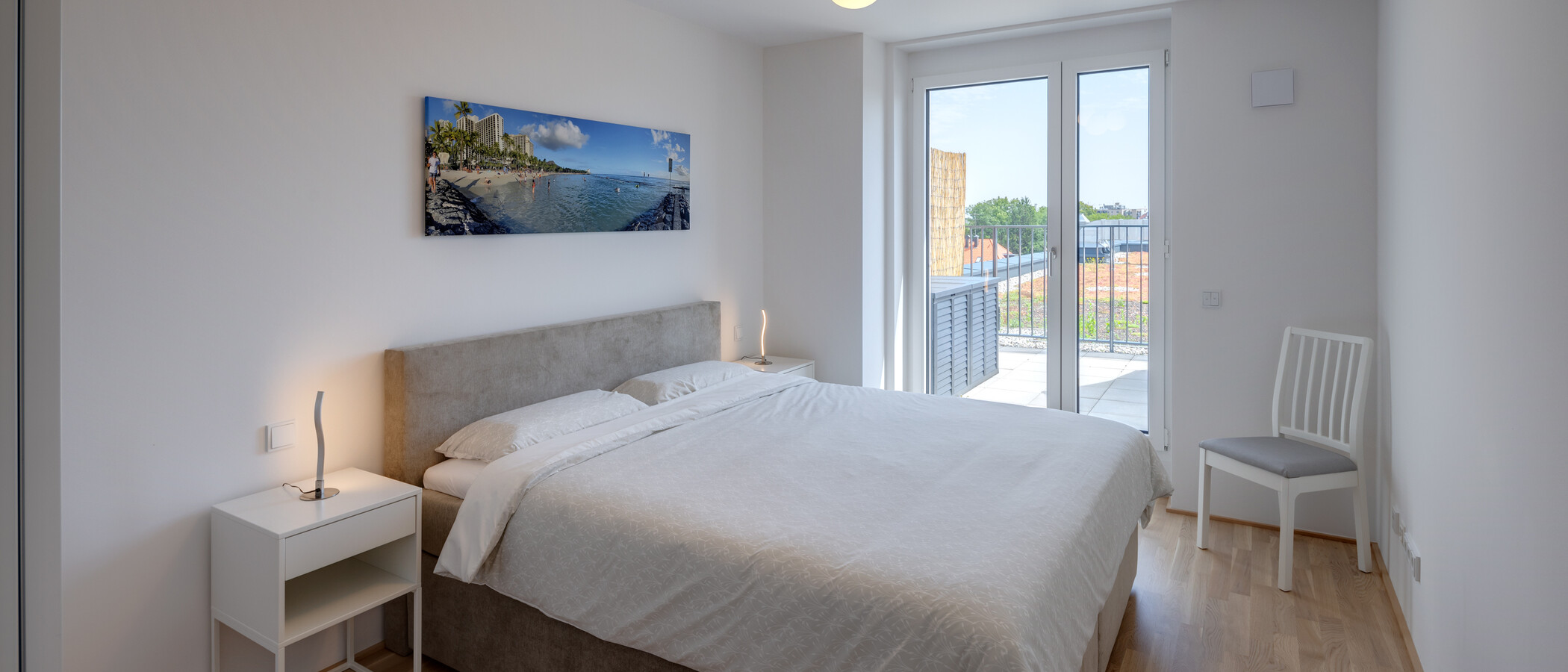 ático con terraza München Pasing 01 dormitorio 13619