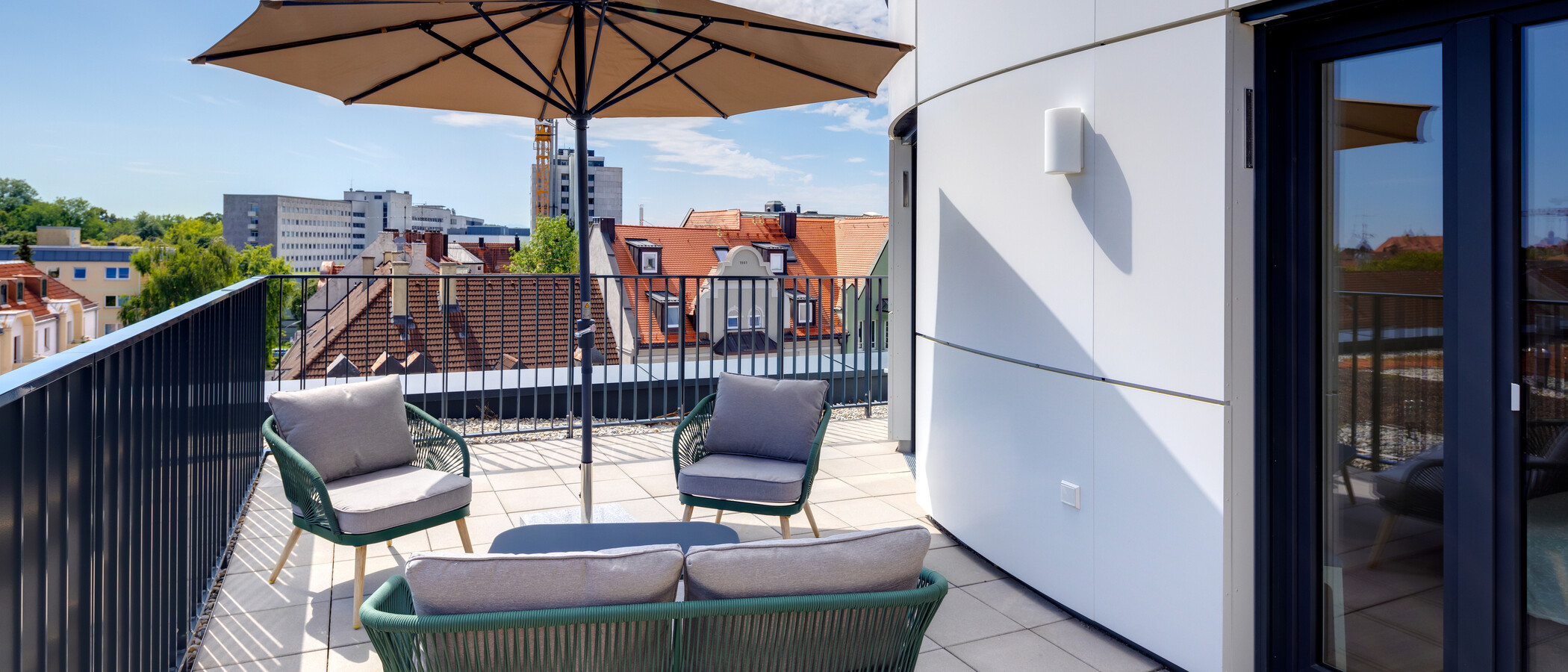 ático con terraza München Pasing 01 azotea 13619